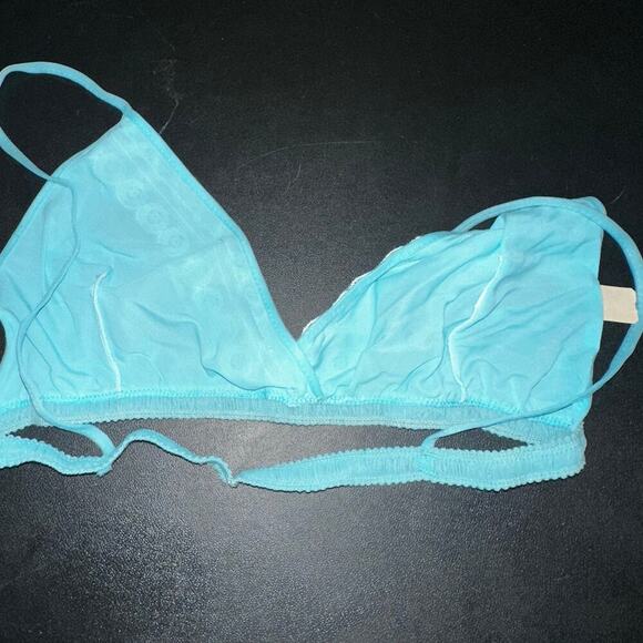 Vintage Cyan bralette sz large - Picture 2 of 2